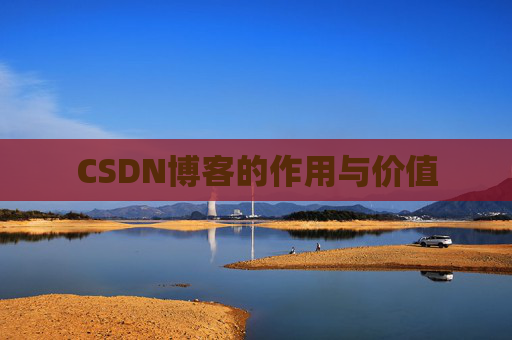 CSDN博客的作用与价值